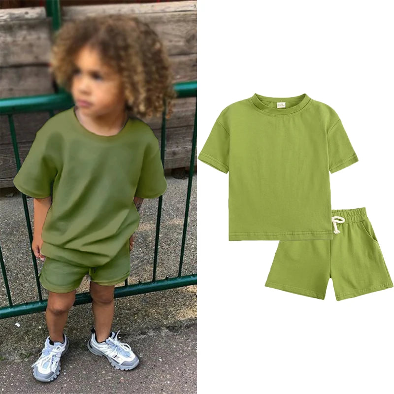 Cotton Basic Tracksuits for Kids
