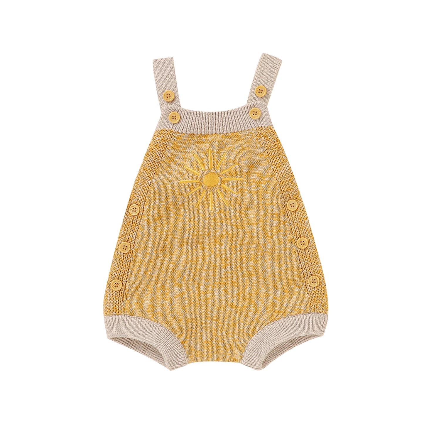 Adorable Pink Knitted Romper for Babies – Soft & Stylish