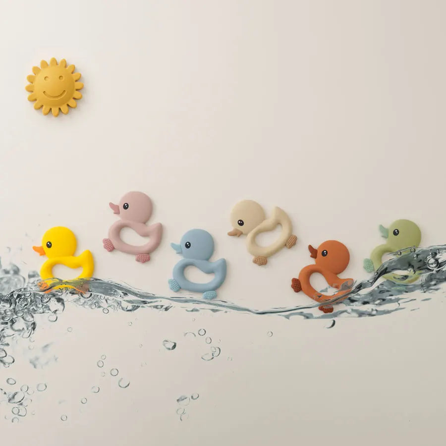 Soft Silicone Baby Teether (Duck)