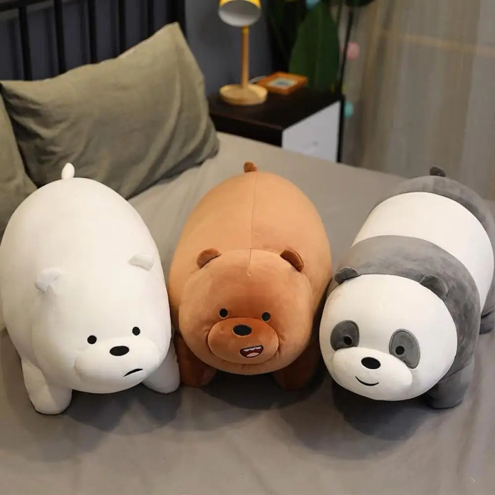 Adorable Bear & Panda Plush Toys – Soft & Cuddly Friends