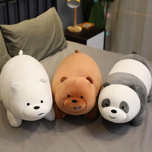 Adorable Bear & Panda Plush Toys – Soft & Cuddly Friends