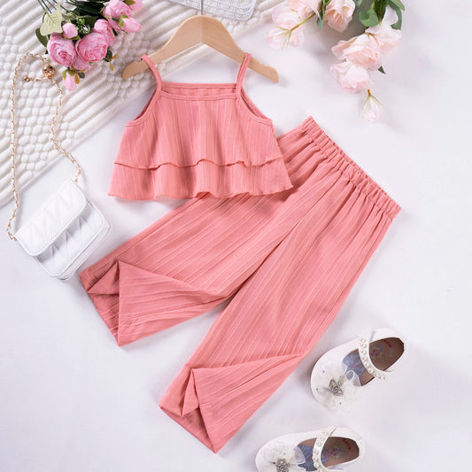 Charming 2 Pieces Dress Set for Girls