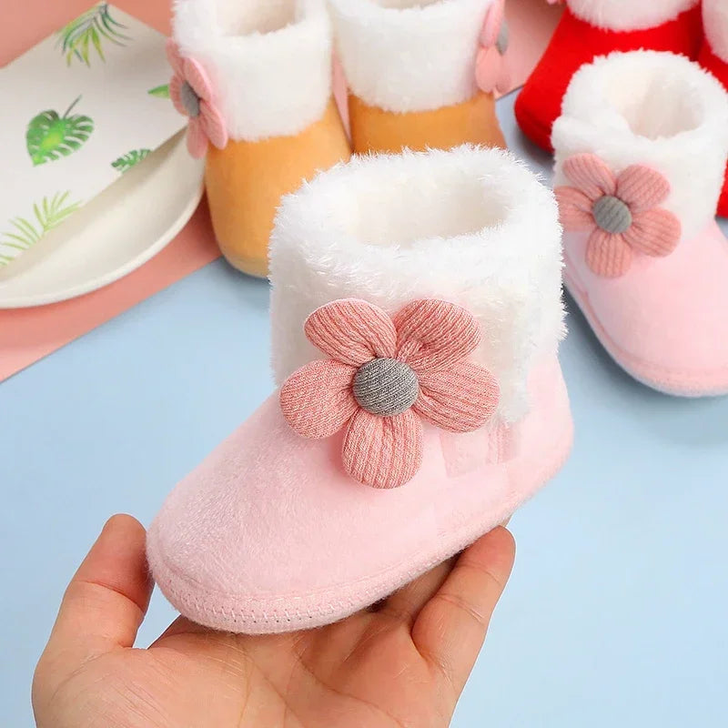 Pink Newborn Girl Shoes