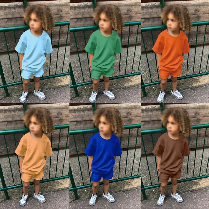 Cotton Basic Tracksuits for Kids