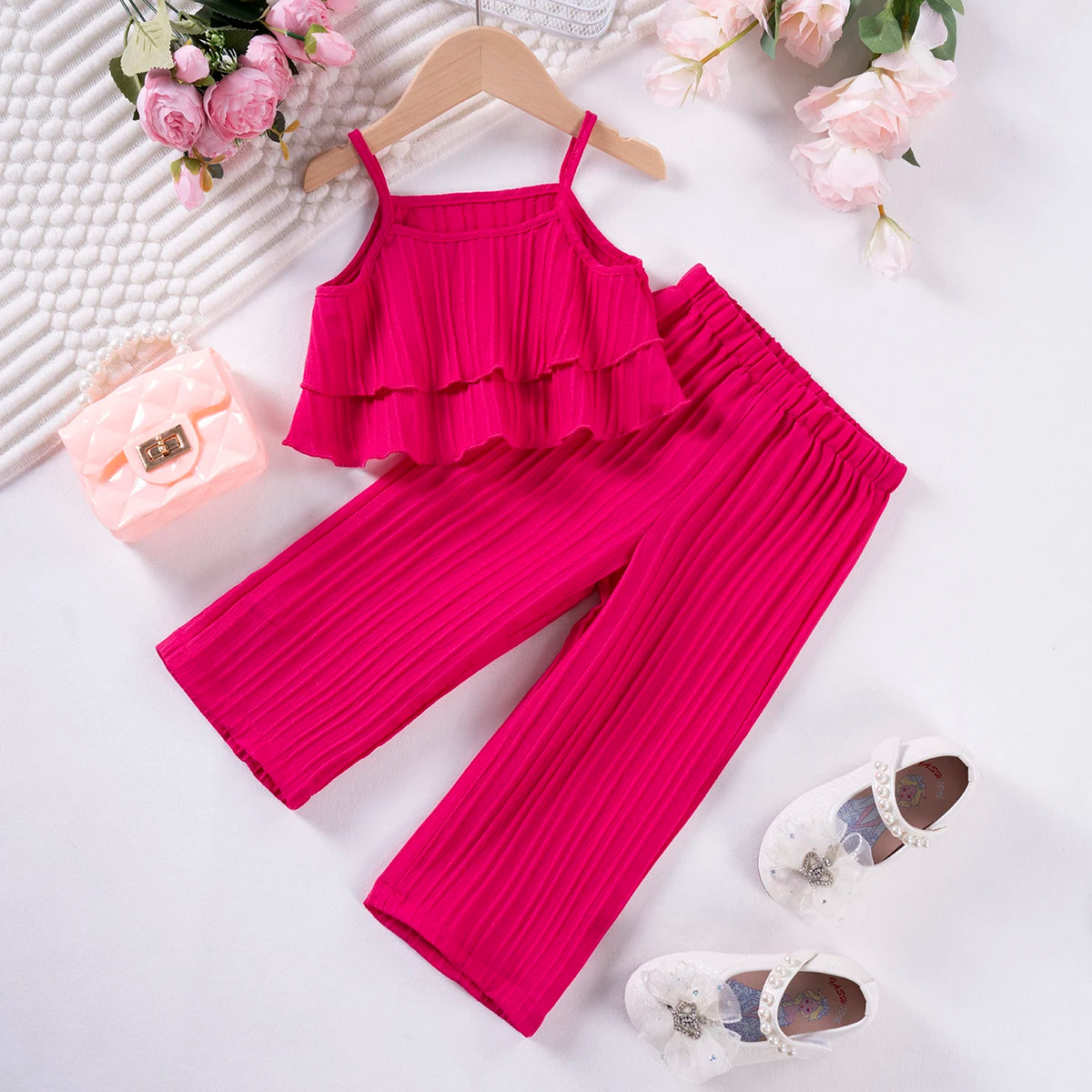Charming 2 Pieces Dress Set for Girls