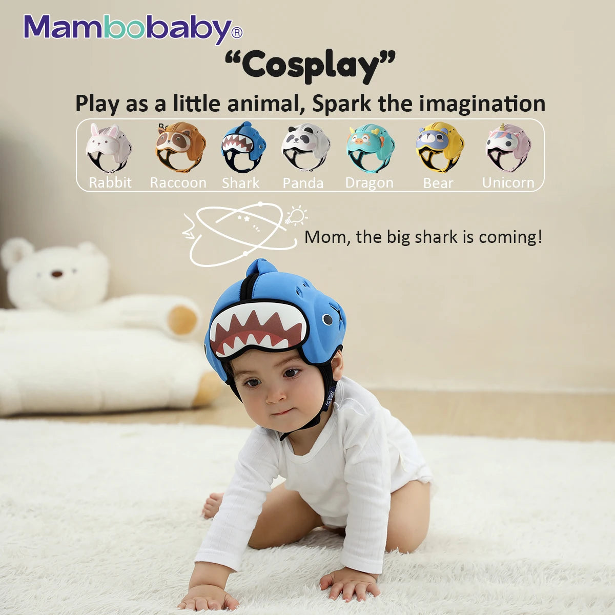 Safe Baby Helmet for Crawling & Walking