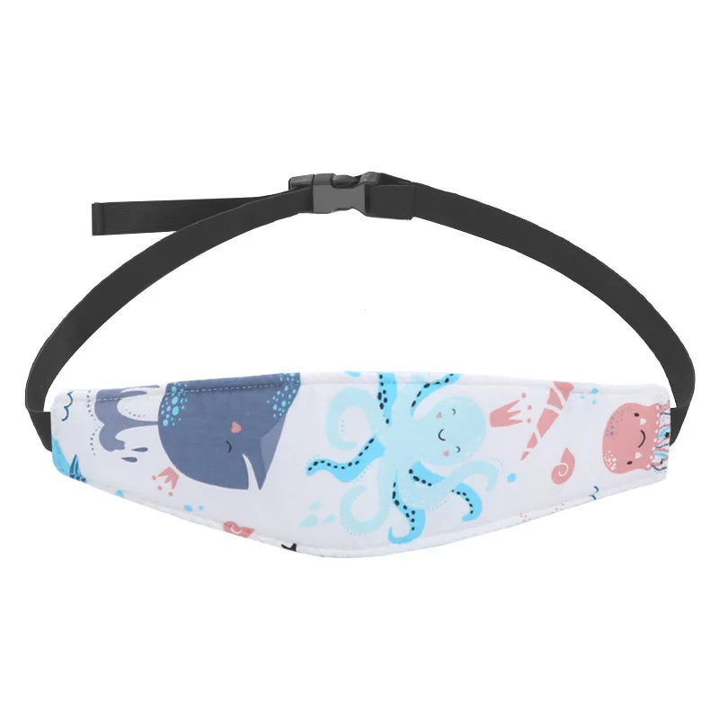 Soft Baby Car Seat Head Support Band for Safe Naps