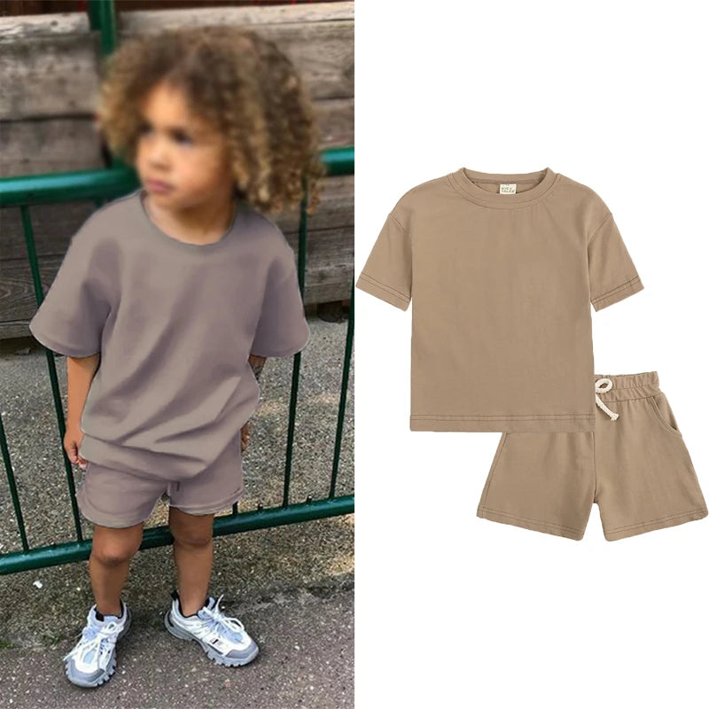 Cotton Basic Tracksuits for Kids