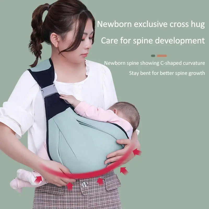 Baby Sling Ergonomic Safe And Secure M Position Comfortable Babywearing Carrier