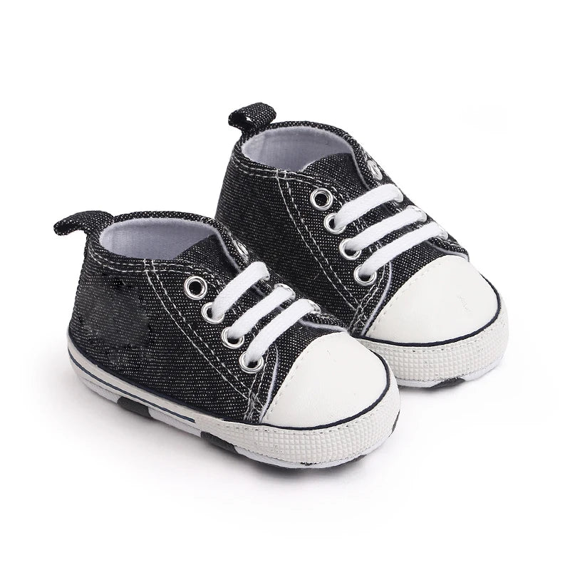 Trendy Canvas Casual Sneakers for Babies – Soft & Secure