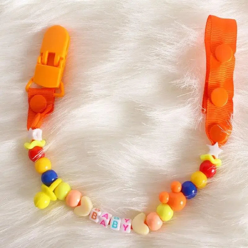 Colorful Newborn Pacifier Clips
