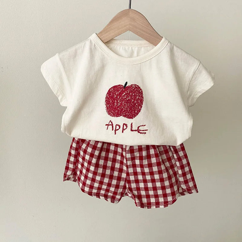 Baby Fruit Outfit Set – Fun & Comfy 2 Piece Summer Wear