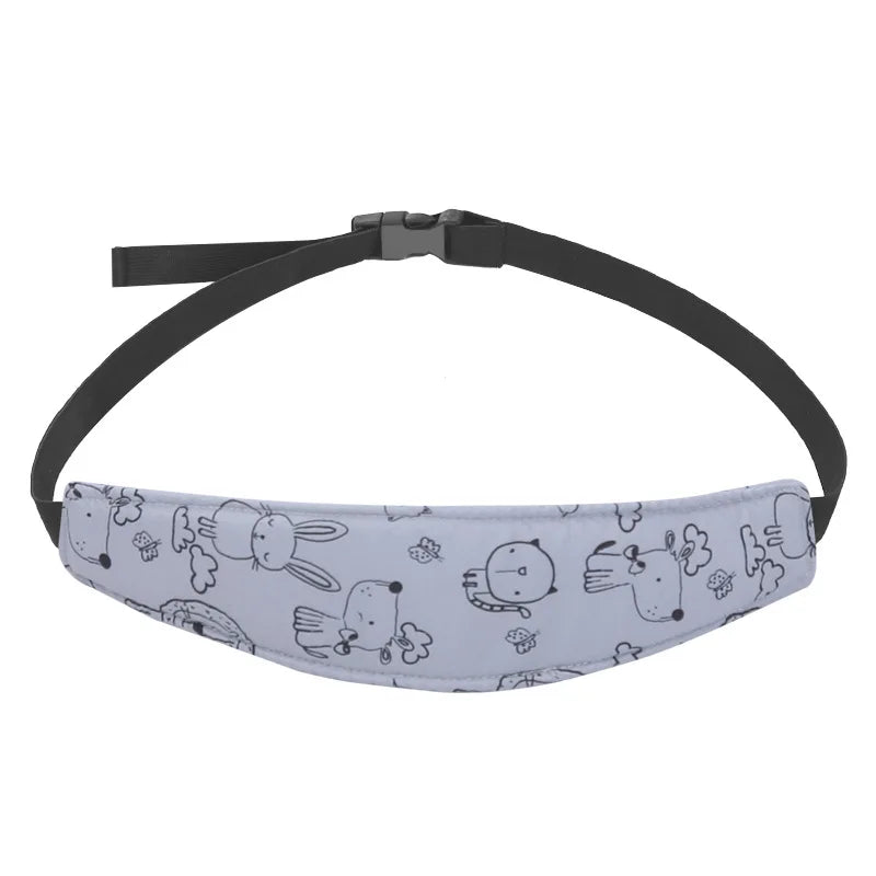 Soft Baby Car Seat Head Support Band for Safe Naps