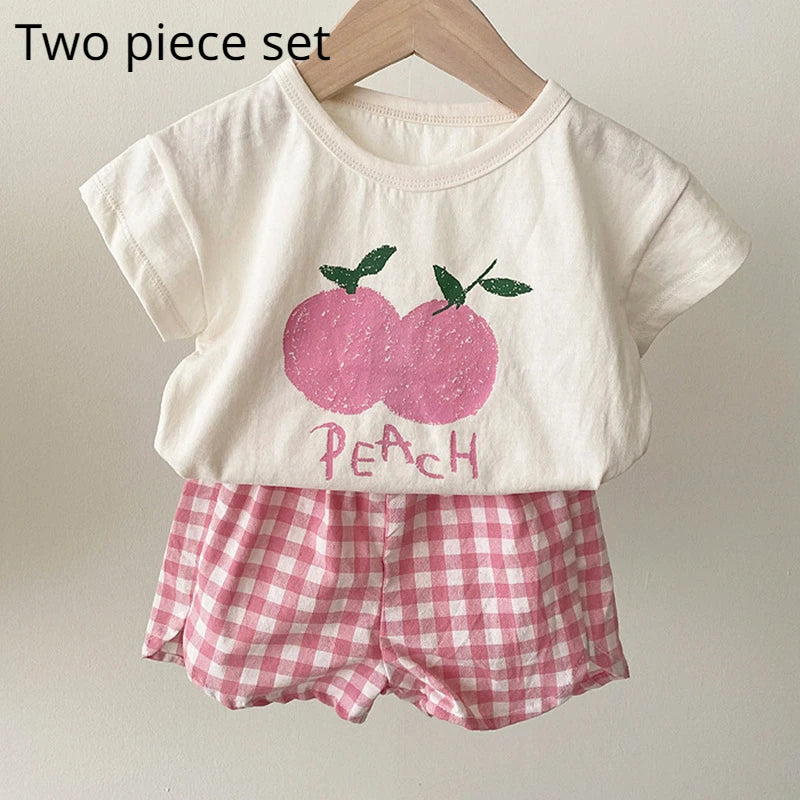 Baby Fruit Outfit Set – Fun & Comfy 2 Piece Summer Wear