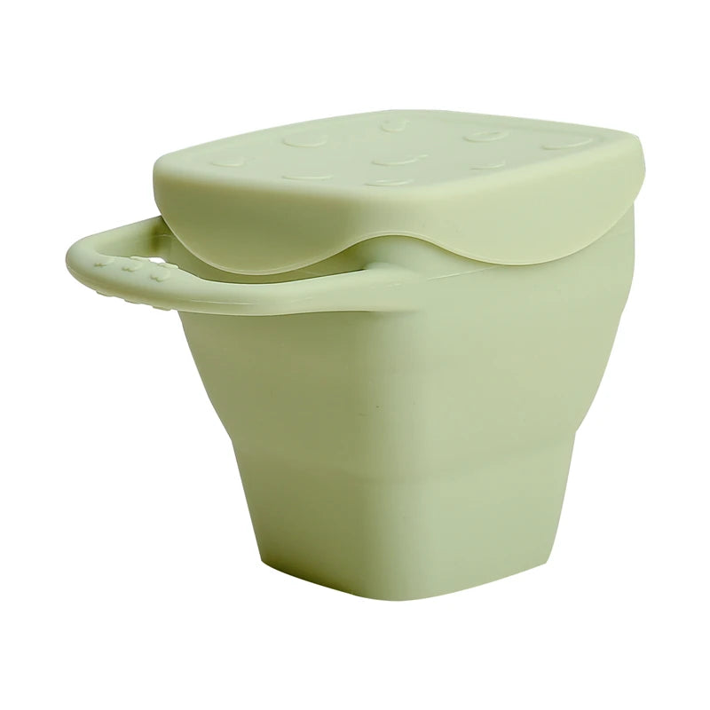 Spill-Proof Silicone Snack Cups