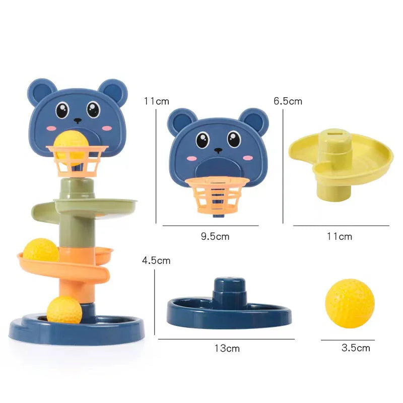 Track Rolling Ball Tower Toy