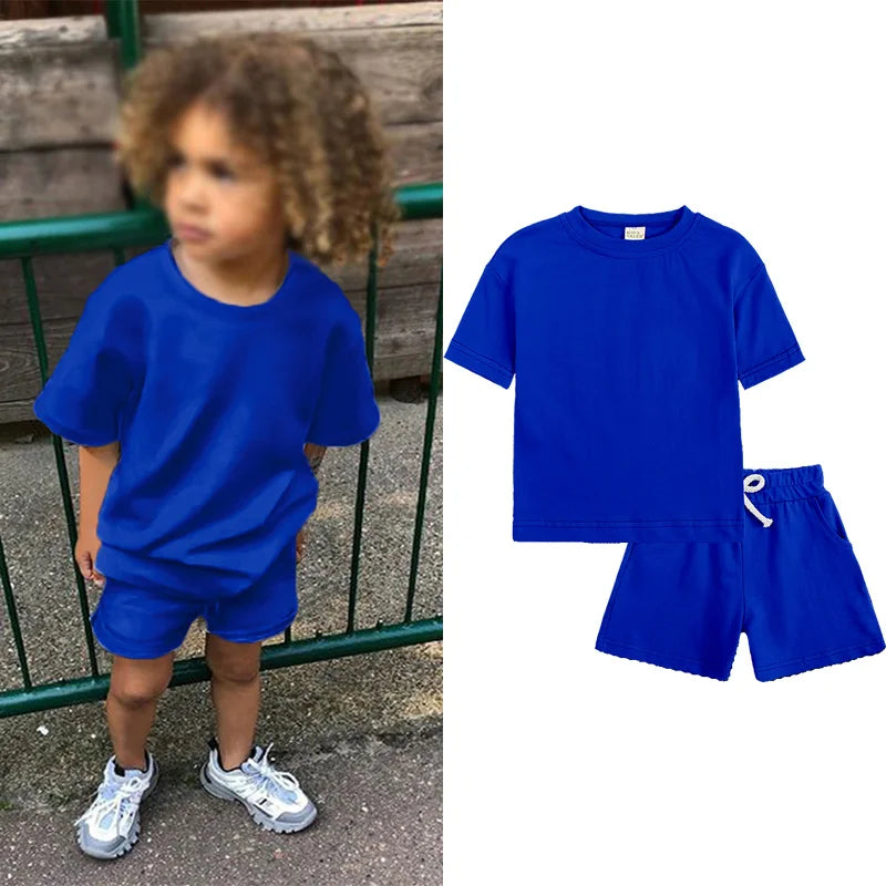 Cotton Basic Tracksuits for Kids