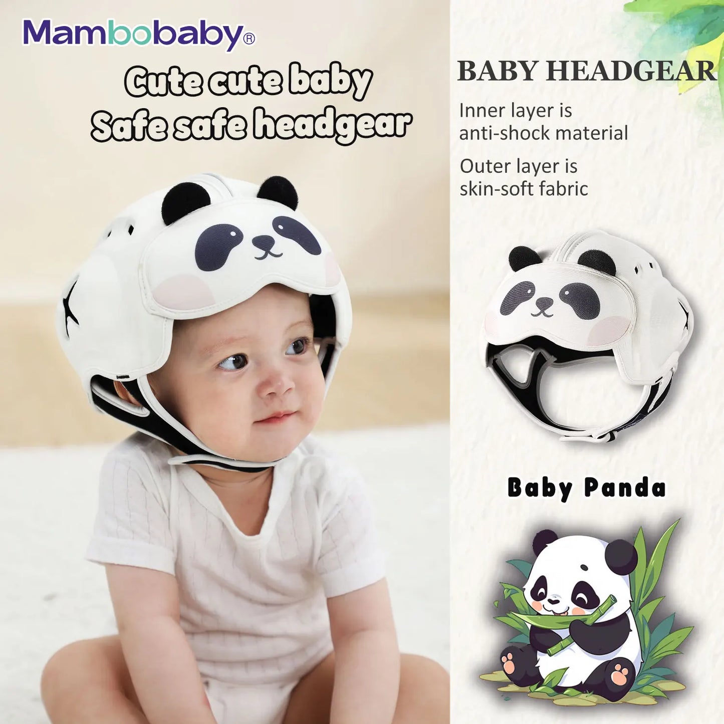 Safe Baby Helmet for Crawling & Walking