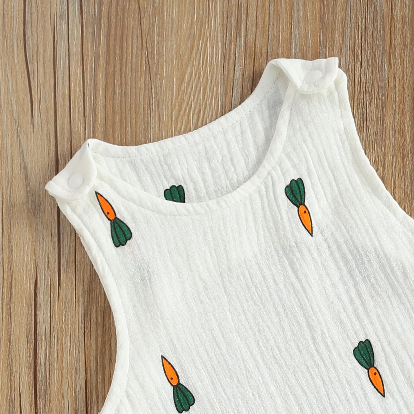 Adorable Cotton Sleeveless Rompers