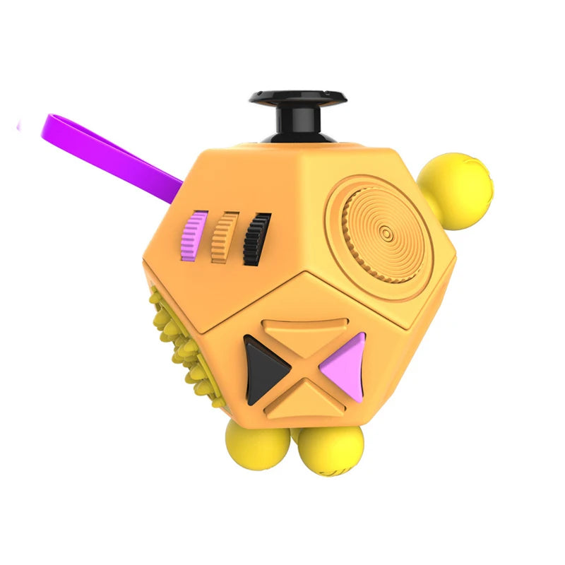 6/12 Sides Stress Relief Toys for Focus & Fun
