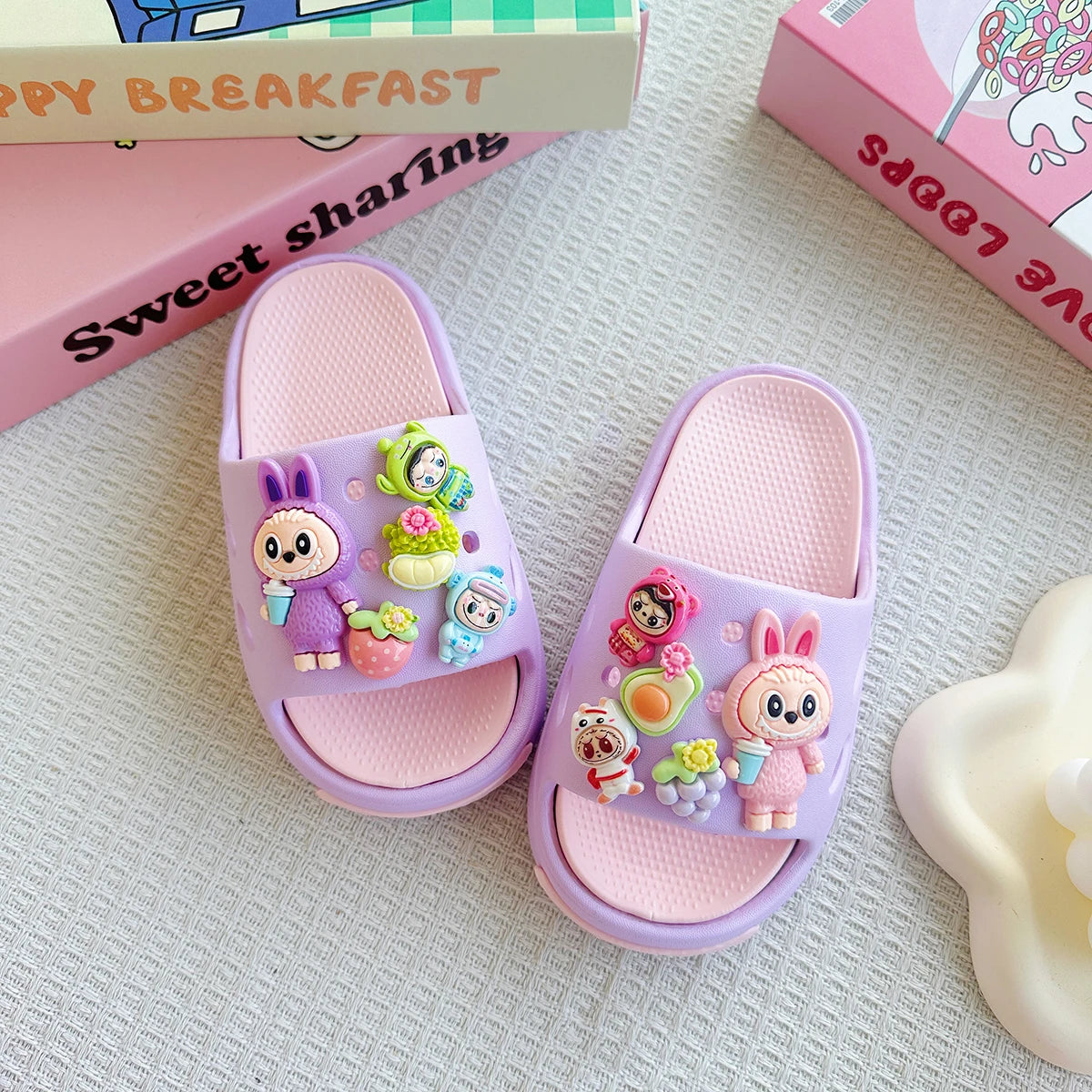Cute Labubu Slippers