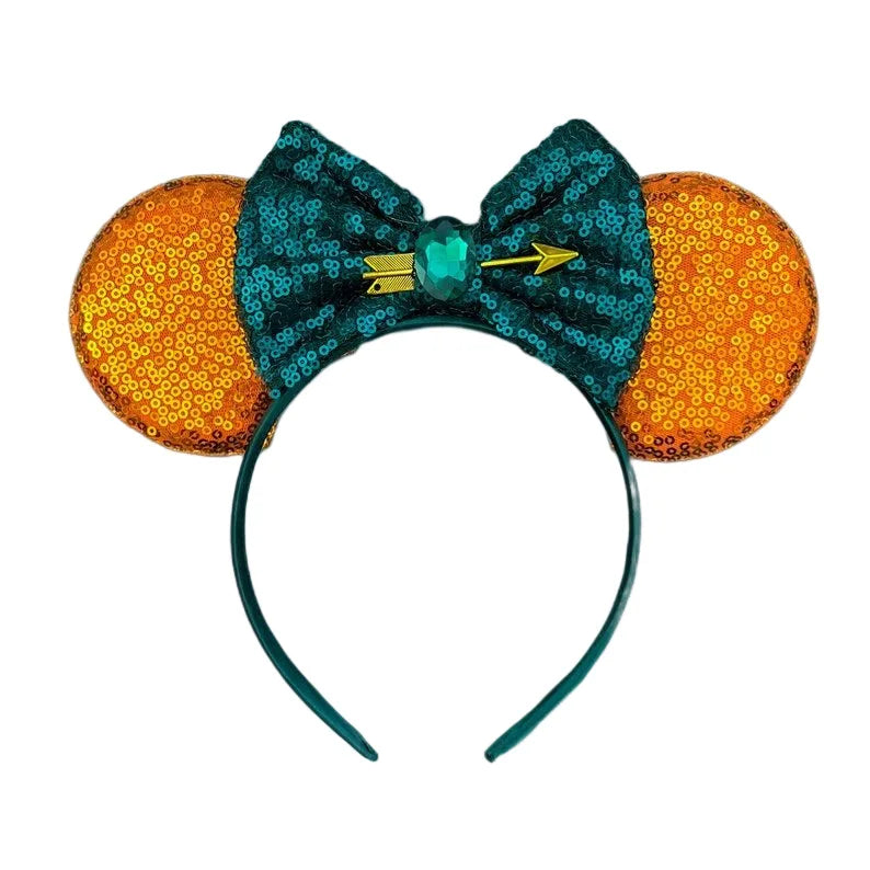 Charming Girl Hair Accessories Set with Cartoon Headbands