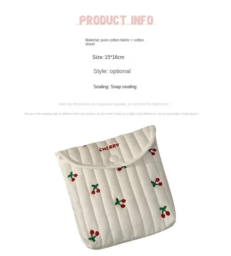 Cute Quilted Towel Storage Bag