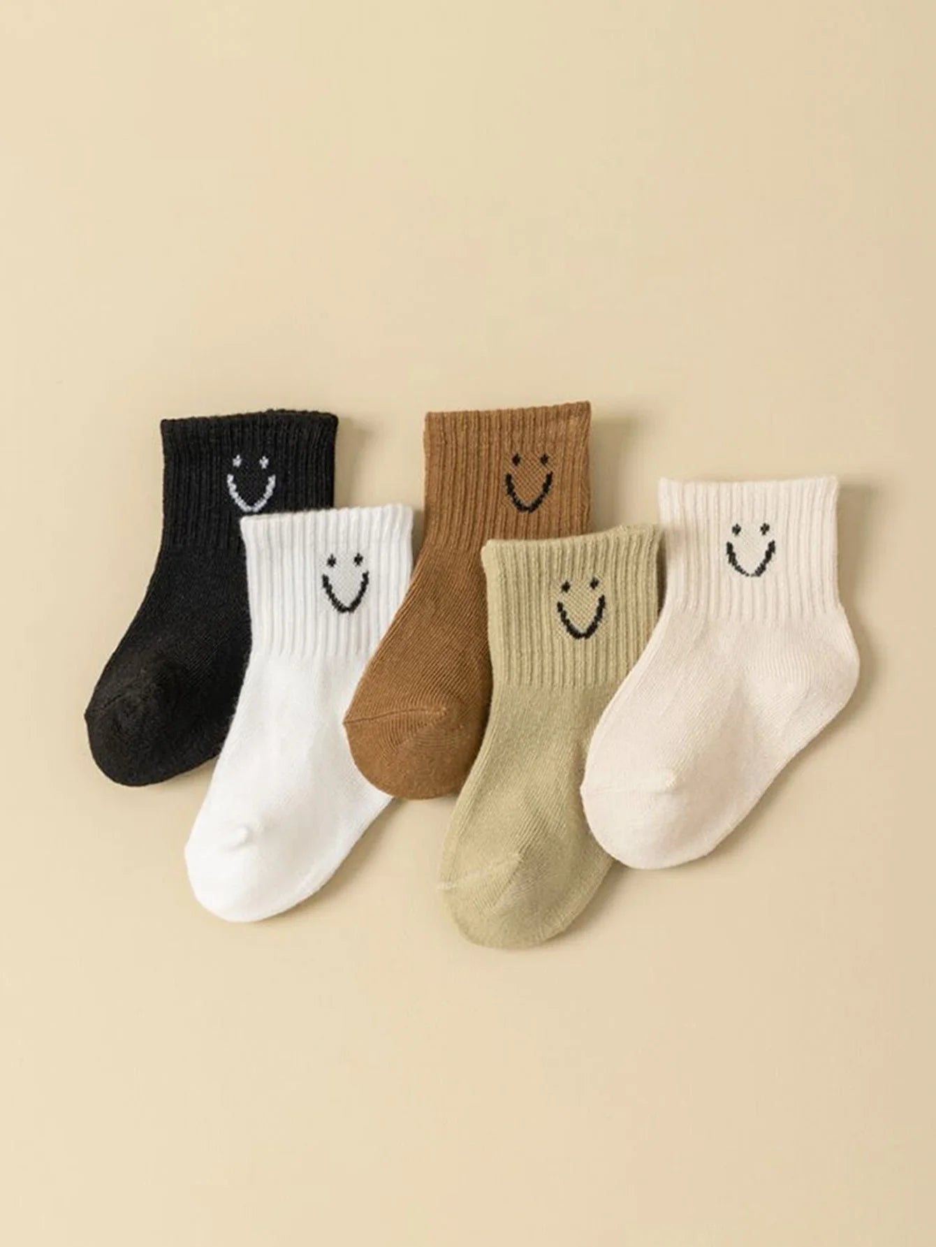 Adorable Smiley Face Baby Socks – Soft & Cheerful Comfort