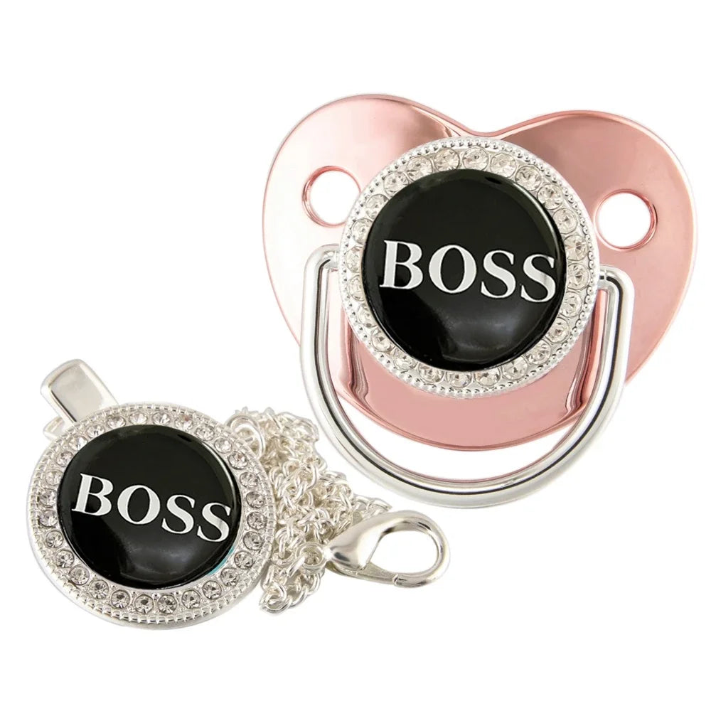 Luxury Boss Bling Pacifier – Glamour for Your Newborn