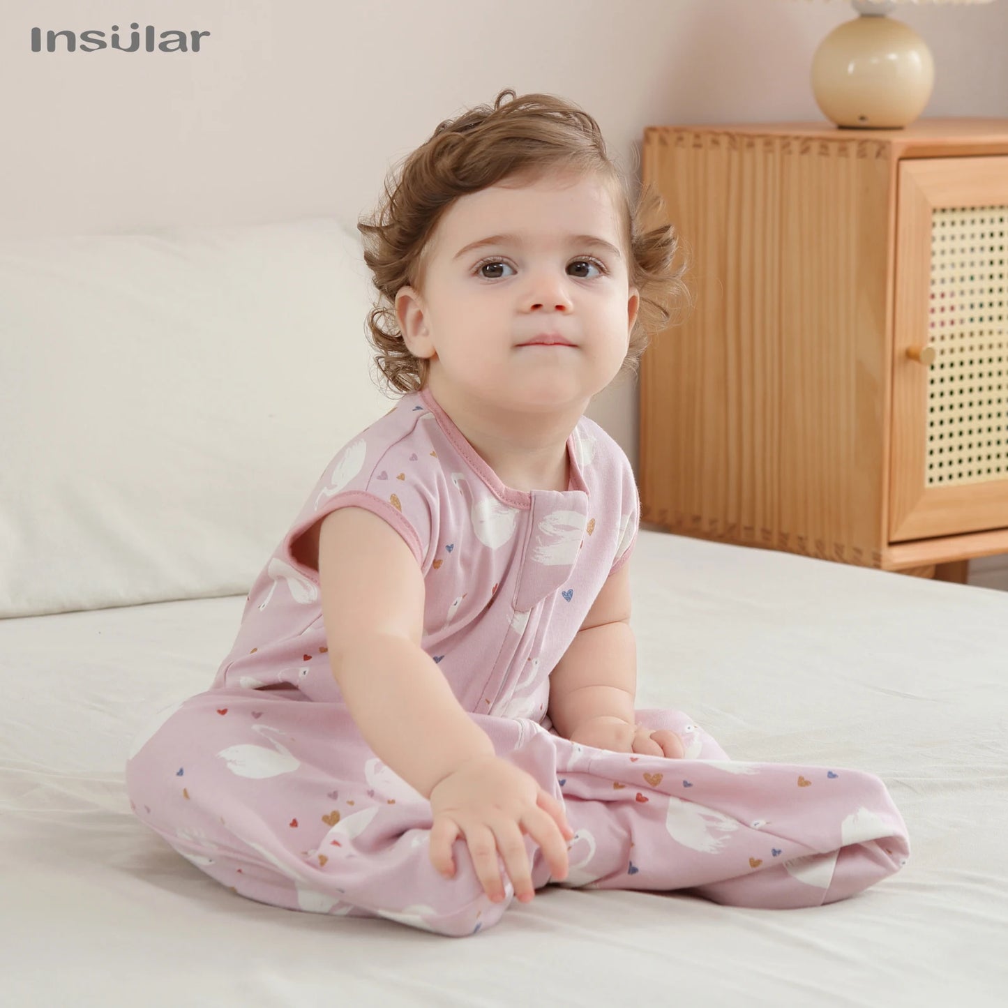 Sleeveless Vest Baby Sleeping Bag Cotton Thin Breathable Pajamas