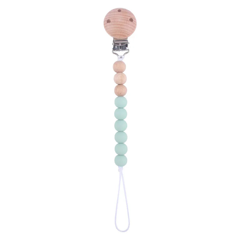 Colorful Baby Silicone Pacifier Chain – Safe & Chewable Clip