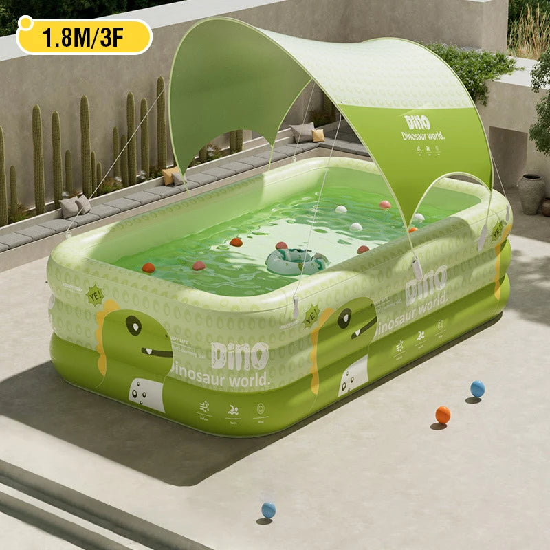 Spacious Inflatable Swimming Pool
