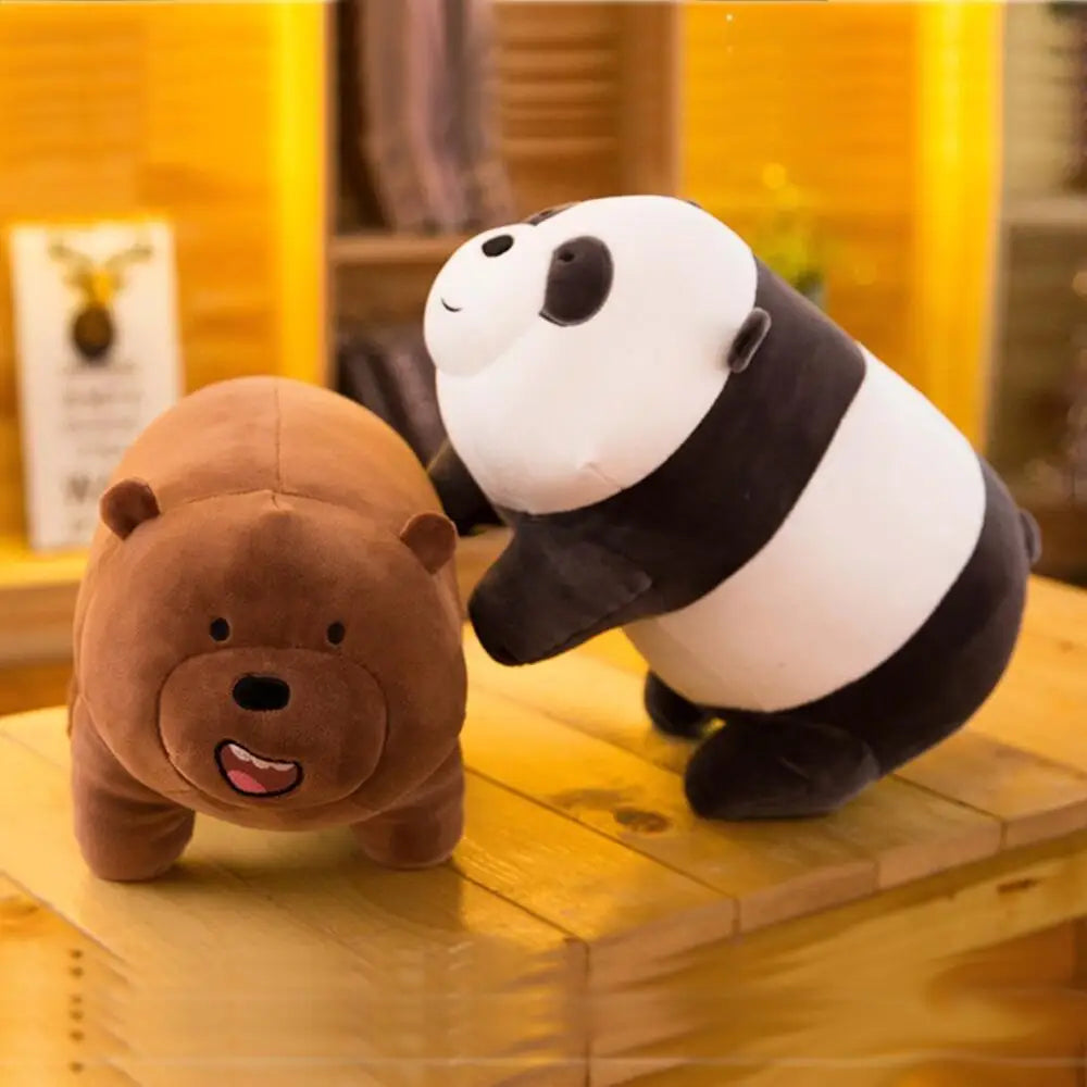 Adorable Bear & Panda Plush Toys – Soft & Cuddly Friends
