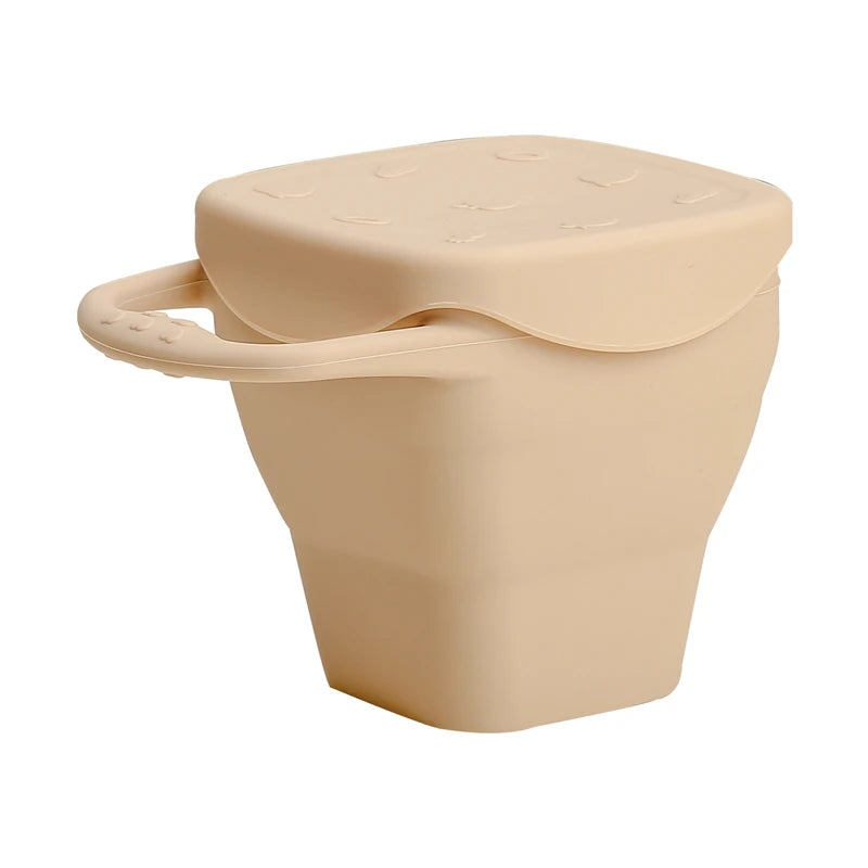 Spill-Proof Silicone Snack Cups