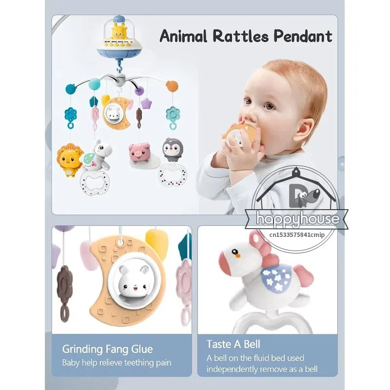 Soothing Musical Cot Mobile With Remote