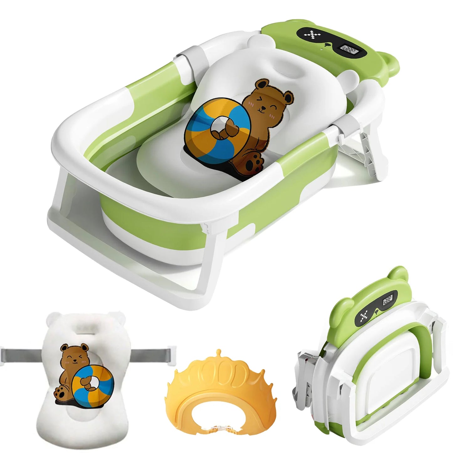Baby Bath Tub with Foldable Design