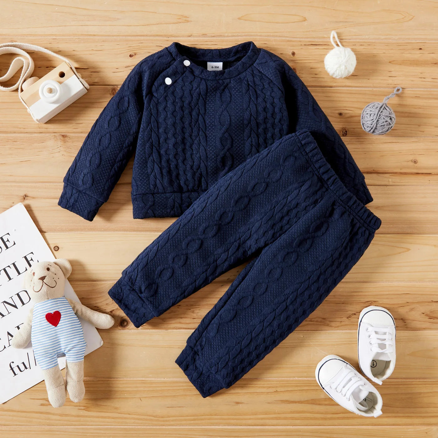 Navy Newborn Baby Girl Boy Clothes Set