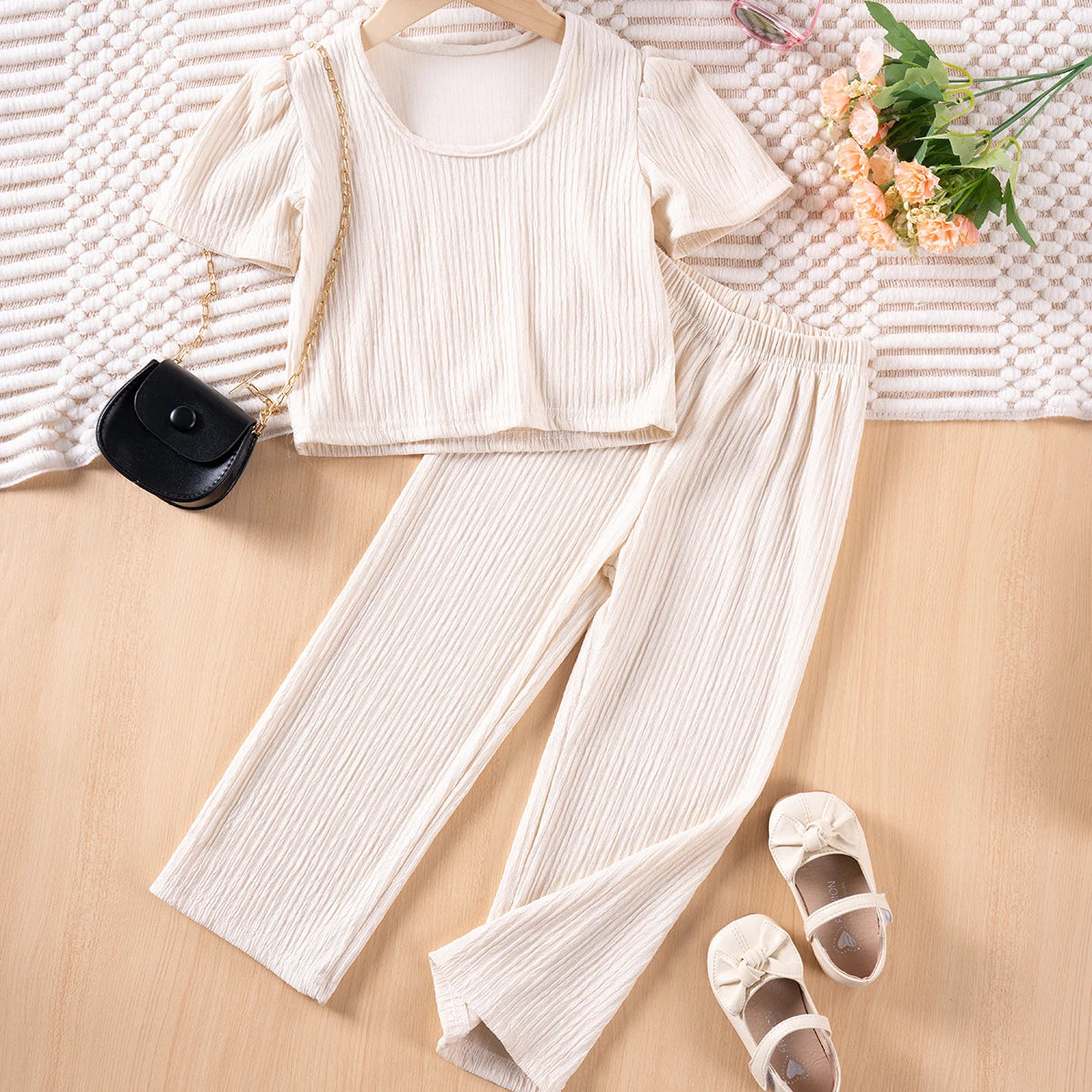 Charming 2 Pieces Dress Set for Girls