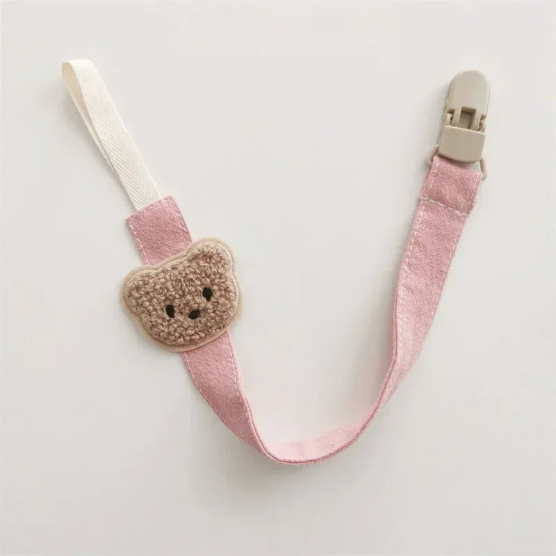 Teddy Pacifier Chain Clip