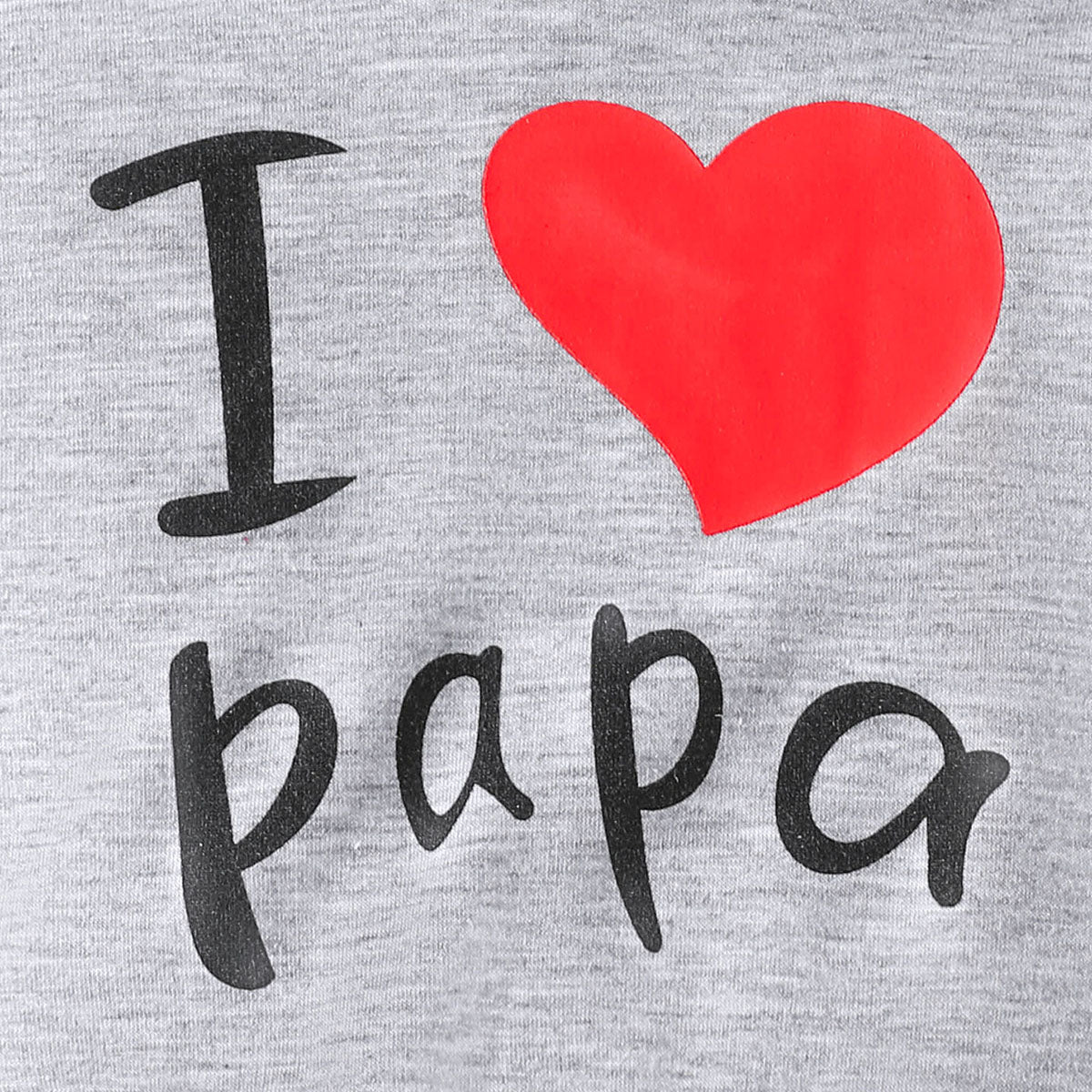 I Love Papa 2 Piece Set (Hoodie & Pants)