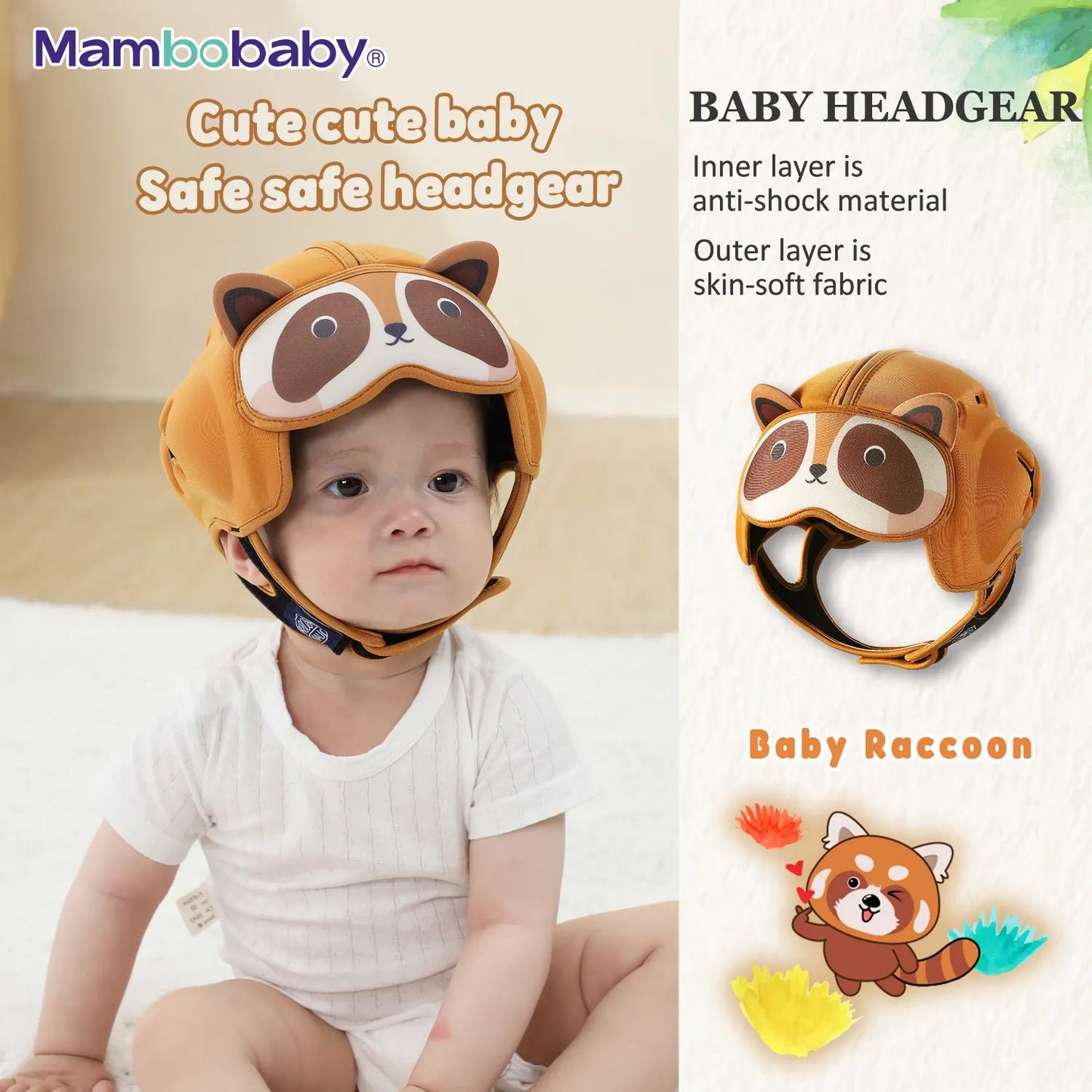 Safe Baby Helmet for Crawling & Walking