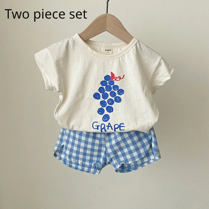 Baby Fruit Outfit Set – Fun & Comfy 2 Piece Summer Wear