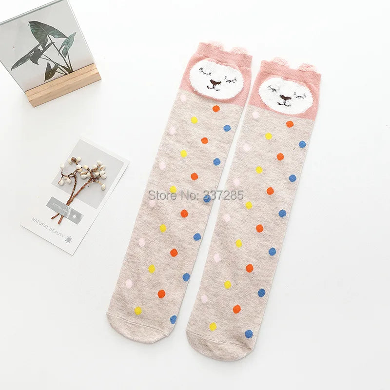 Adorable Girls Over Knee Socks
