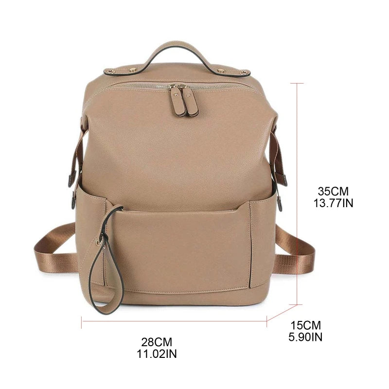 Premium Leather Diaper Bag