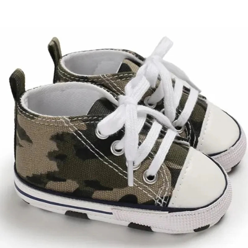 Trendy Canvas Casual Sneakers for Babies – Soft & Secure