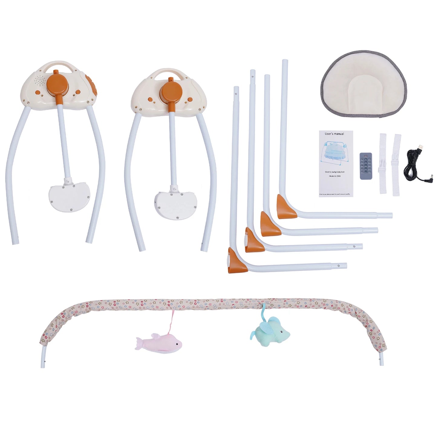Electric Auto Swing Baby Cradle
