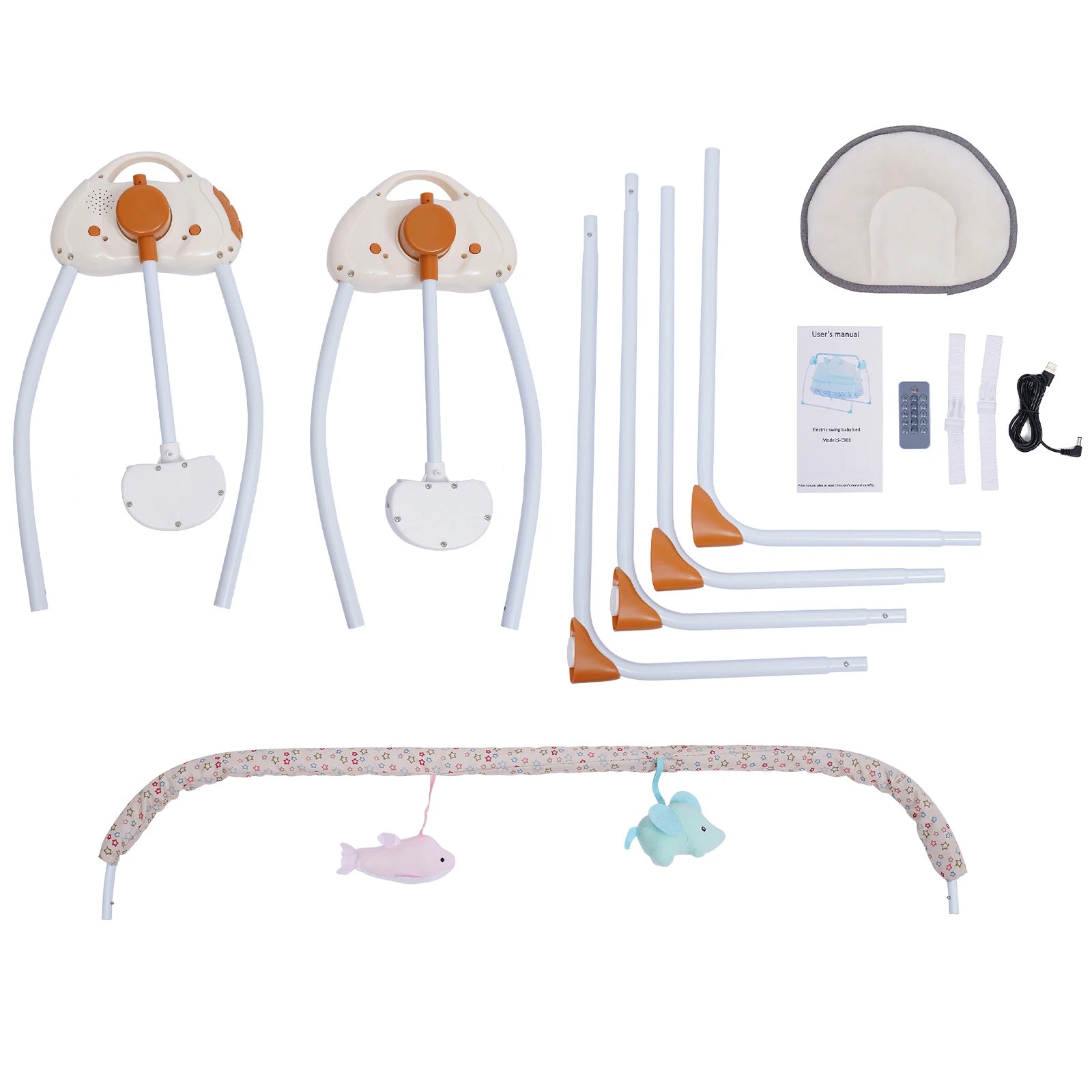 Electric Auto Swing Baby Cradle