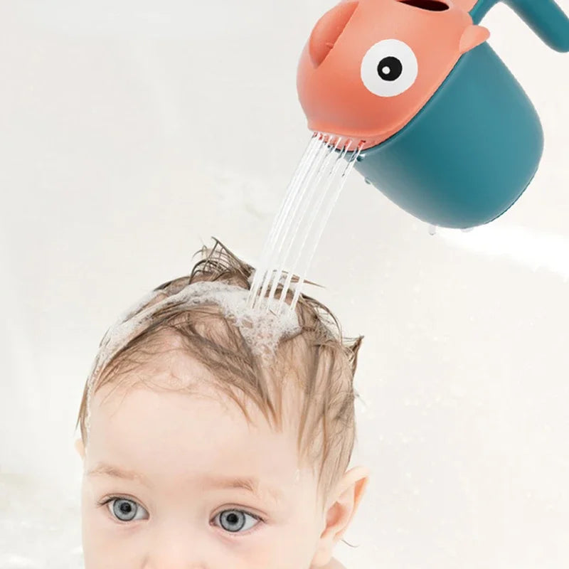 Adorable Shark Shower Cup – Gentle Rinse for Kids