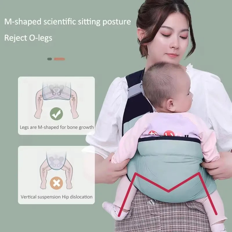 Baby Sling Ergonomic Safe And Secure M Position Comfortable Babywearing Carrier