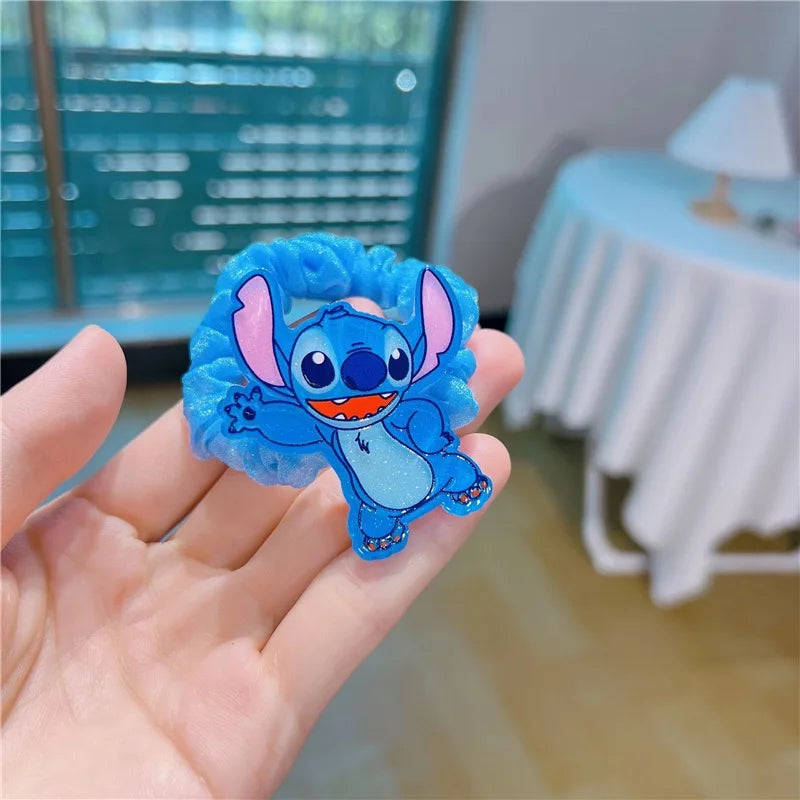 Fun Cartoon Stitch Ponytail Holder – Cute Set for Kids Hair